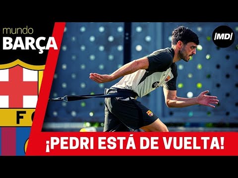 ¡PEDRI YA ENTRENA!: El BARÇA vuelve al trabajo tras la derrota en el Clásico
