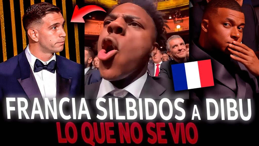 VIDEOS INÉDITOS de los ABUCHEOS al DIBU MARTINEZ en el BALON de ORO