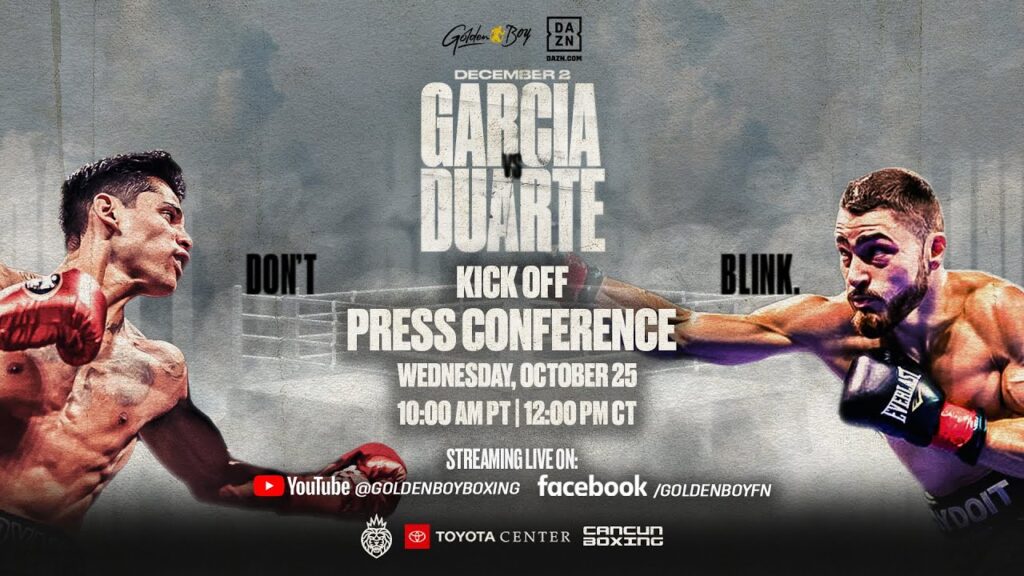 RYAN GARCIA VS. OSCAR DUARTE KICK OFF PRESS CONFERENCE