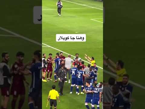 لقطة علي البليهي مع مهاجم فولاذ كاملة