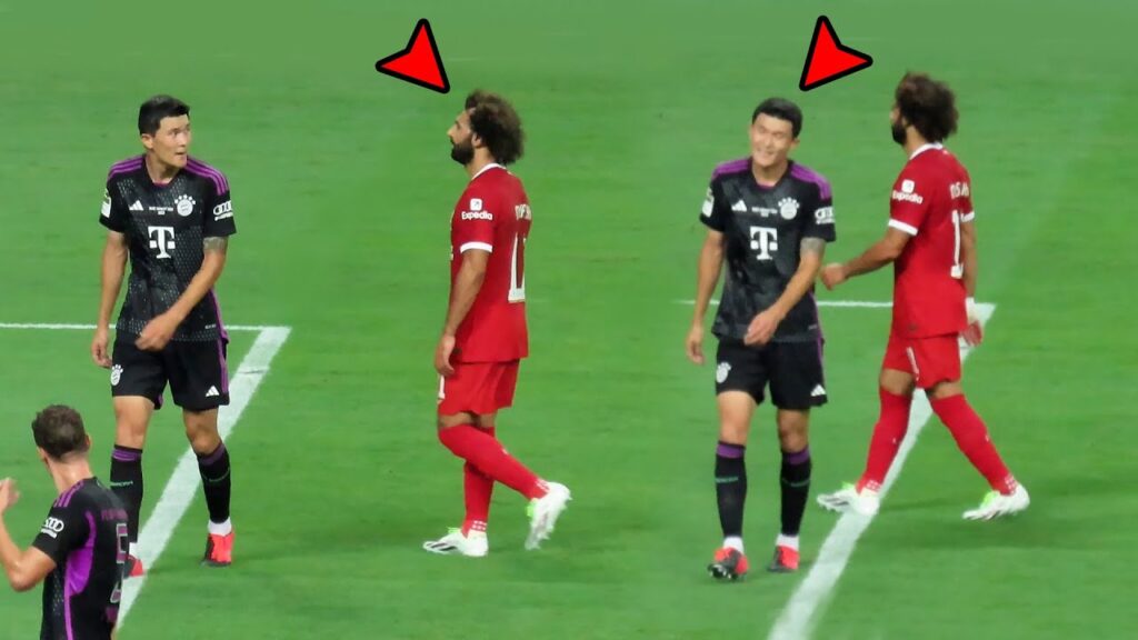 김민재인거 확인하고 계속 당황할 수밖에 없었던 살라ㅋㅋㅋ