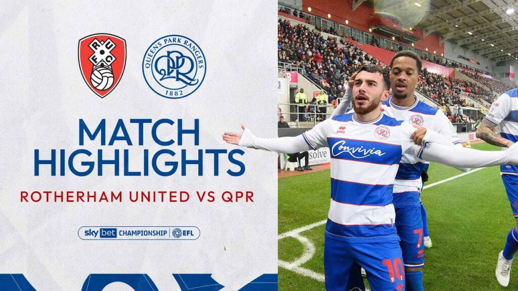🔥Chair Scores Screamer, As It Ends Level In South Yorkshire | Highlights | Rotherham United 1-1 QPR