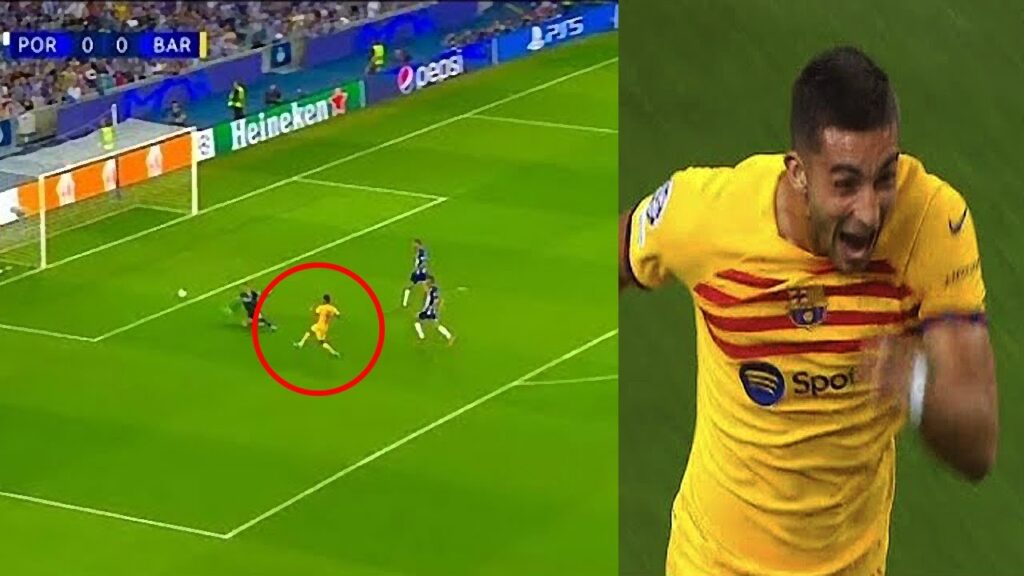 Ferran Torres Nutmeg Goal Vs Porto 😍