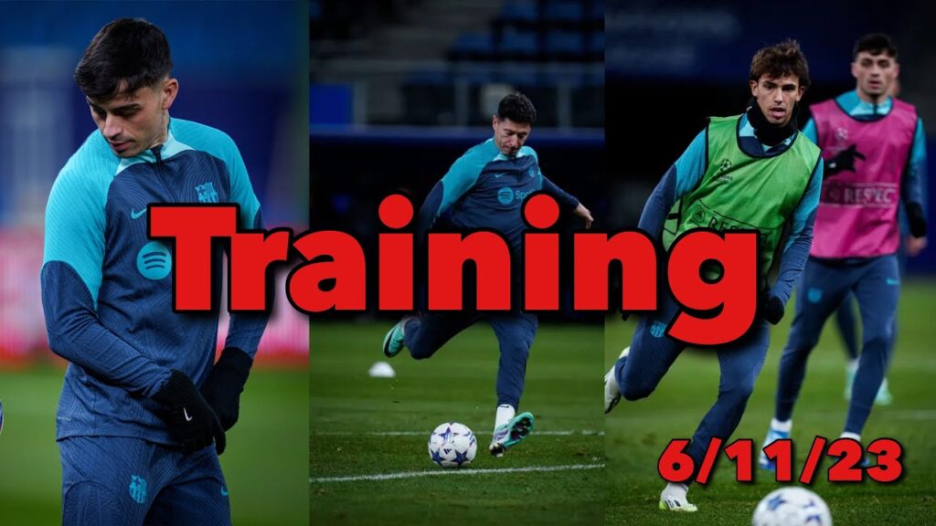 FC Barcelona Training 6th Nov: Gavi, Lewandowski, Félix, Pedri | Ready For Shakhtar Donetsk Clash