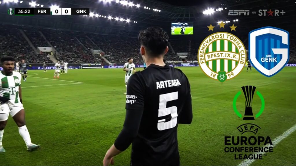 Asi jugo Gerardo Arteaga vs Ferencvaros || Ferencváros vs Genk