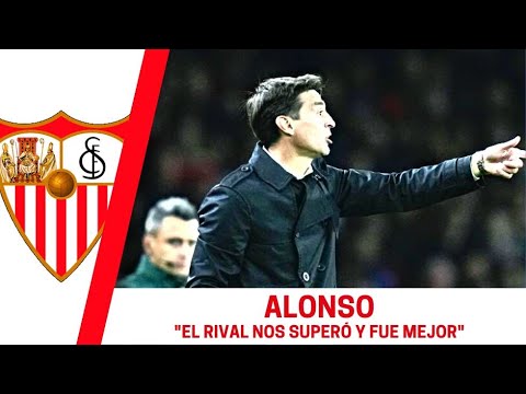 DIEGO ALONSO, contundente tras la derrota del SEVILLA ante el ARSENAL