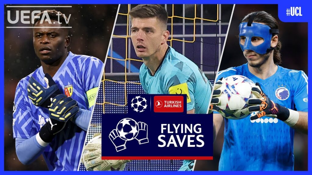 #UCL Great Saves Matchday 4 | Samba, Pope, Grabara...