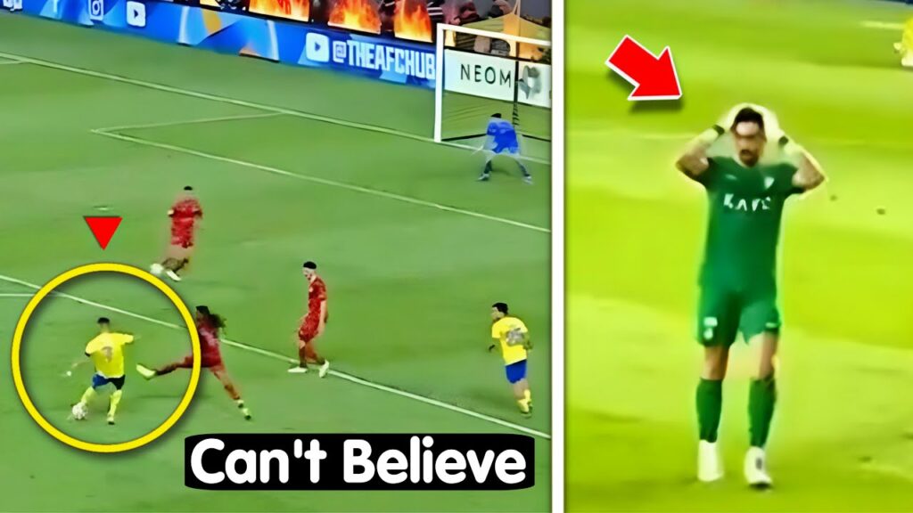 CRISTIANO Ronaldo Shocked Al Nassr GK Nawaf With Finesse Shot ⛔⚡