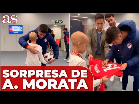 La SORPRESA de MORATA a una AFICIONADA con CÁNCER