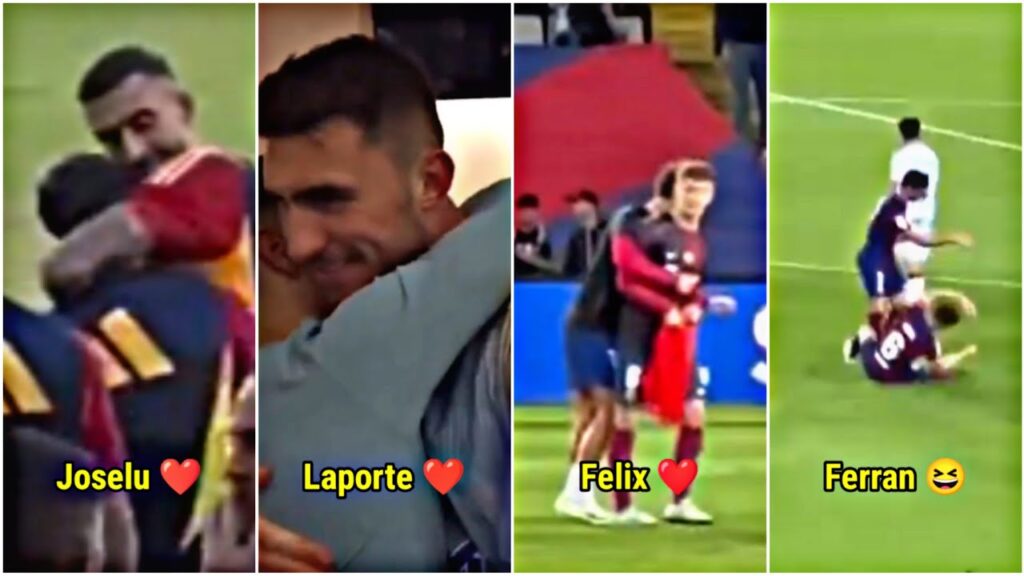 The way Ferran shows his love to Gavi is very cute 😆