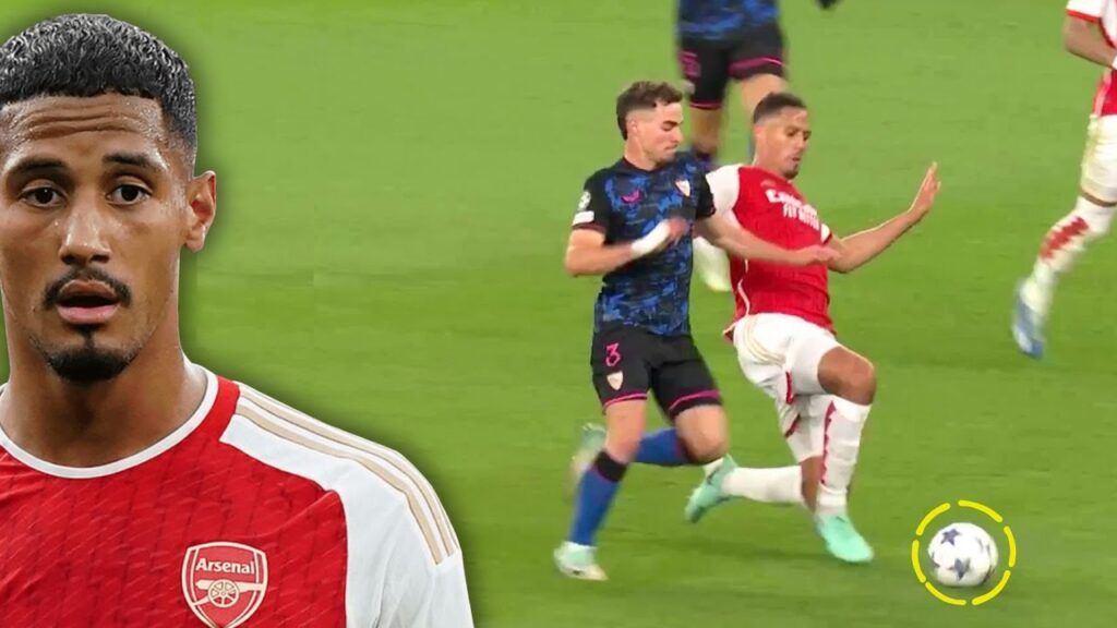 William Saliba Is really solid💪 vs Sevilla