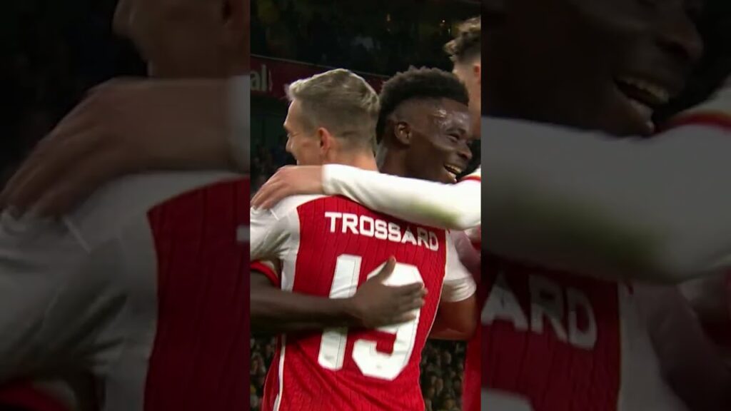 Leandro Trossard scores in the Champions League against Sevilla!