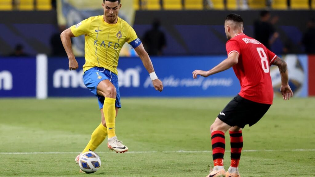 Al nasar football match Ranaldo hatrik gaol⚽#alnasar #club #ranaldo #hatrik #goals