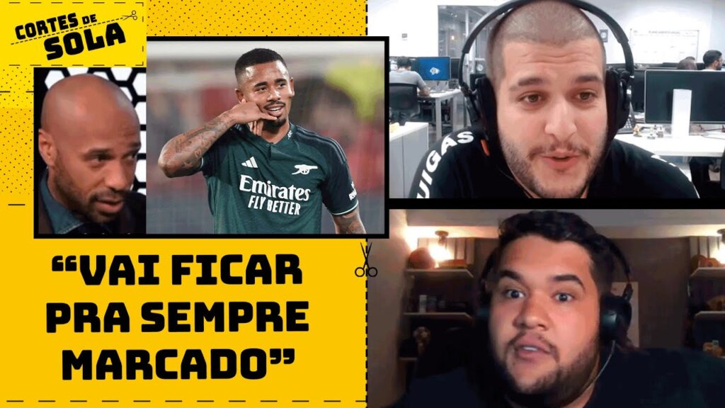 GABRIEL JESUS TÁ VOANDO! COMENTAMOS O MOMENTO DO ATACANTE E OS ELOGIOS DO HENRY PRA ELE