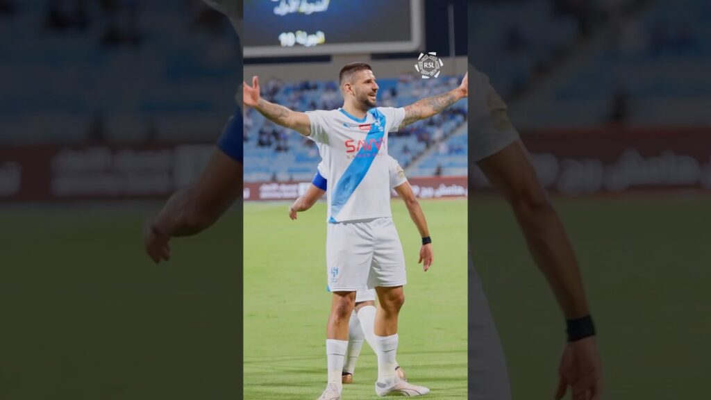 Pitchside for Aleksandar Mitrovic’s seventh goal of the RSL season 🔥🇷🇸 #yallarsl #football