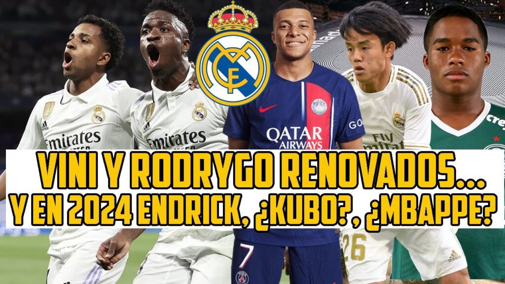 VINICIUS Y RODRYGO OFICIALMENTE RENOVADOS Y LA LÓGICA ME SIGUE DICIENDO QUE MBAPPE 2024 NADA