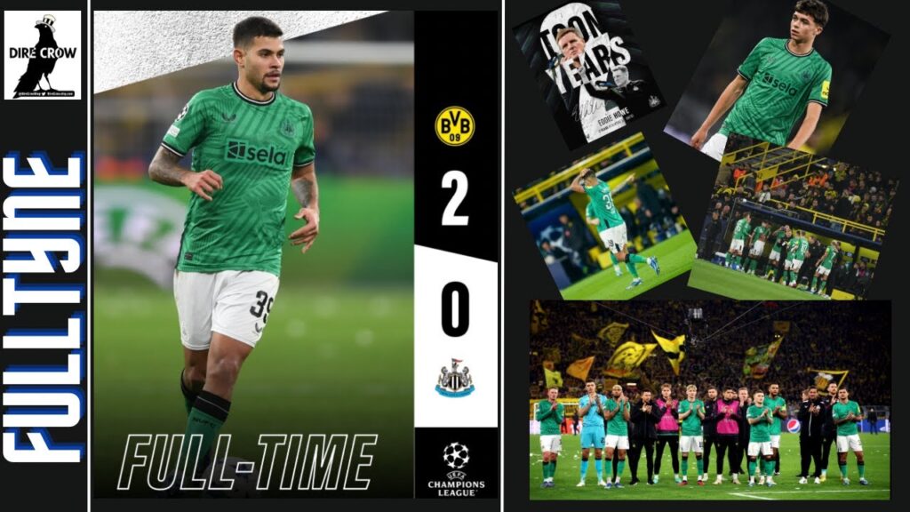 BVB 2 NUFC 0 - THE YELLOW WALL WAS NOT FOR PASSING