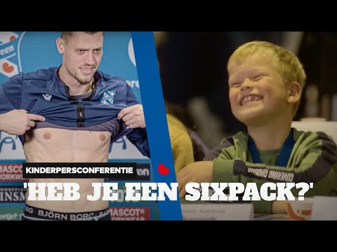 🎤 KINDERPERSONFERENTIE sc Heerenveen | ❓ 'Wie zou je nog graag willen tackelen?' 😁