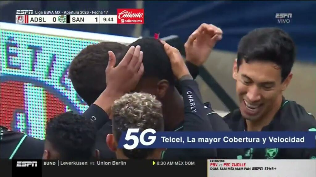 Gol de Félix Torres | San Luis 0-1 Santos | Liga BBVA MX | Apertura 2023 -  Jornada 17