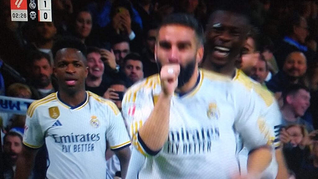 GOL del REAL MADRID HOY | GOL de DANI CARVAJAL HOY | REAL MADRID vs VALENCIA HOY