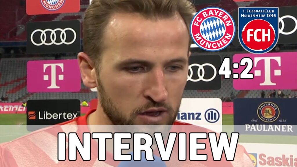 Harry Kane: ,,There is still a lot to do!" Interview after Game | ENG | FC Bayern 4:2 Heidenheim