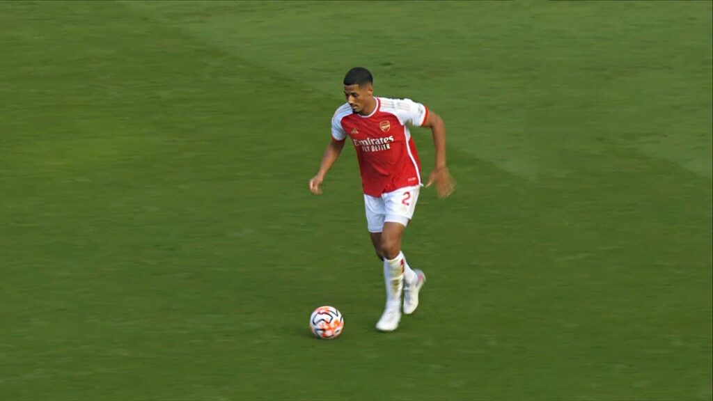 William Saliba Is so CALM UNDER PRESSURE!