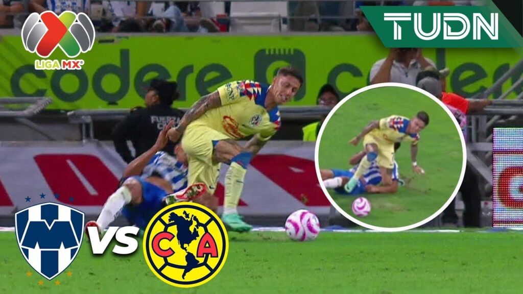 🚨 ¡La ESPELUZNANTE LESIÓN de Bryan! | Monterrey 0-3 América | AP2023-J14 | Liga Mx | TUDN