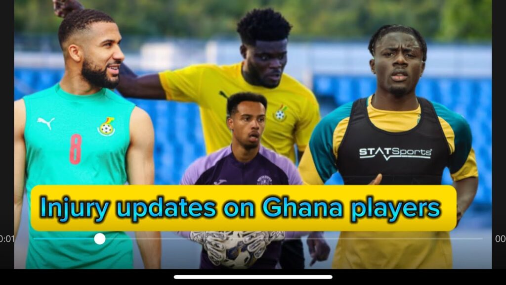 Injury updates on Black Stars players Partey, Wollacott, Salisu & Kofi Kyereh