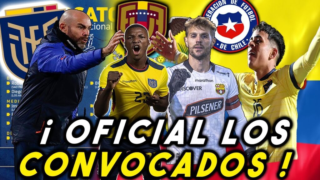 (OFICIAL) 26 CONVOCADOS! DE FELIX SANCHEZ SELECCION ECUADOR VS VENEZUELA Y CHILE 2023 ELIMINATORIAS (OFICIAL) 26 CONVOCADOS! DE FELIX SANCHEZ SELECCION ECUADOR VS VENEZUELA Y CHILE 2023 ELIMINATORIAS