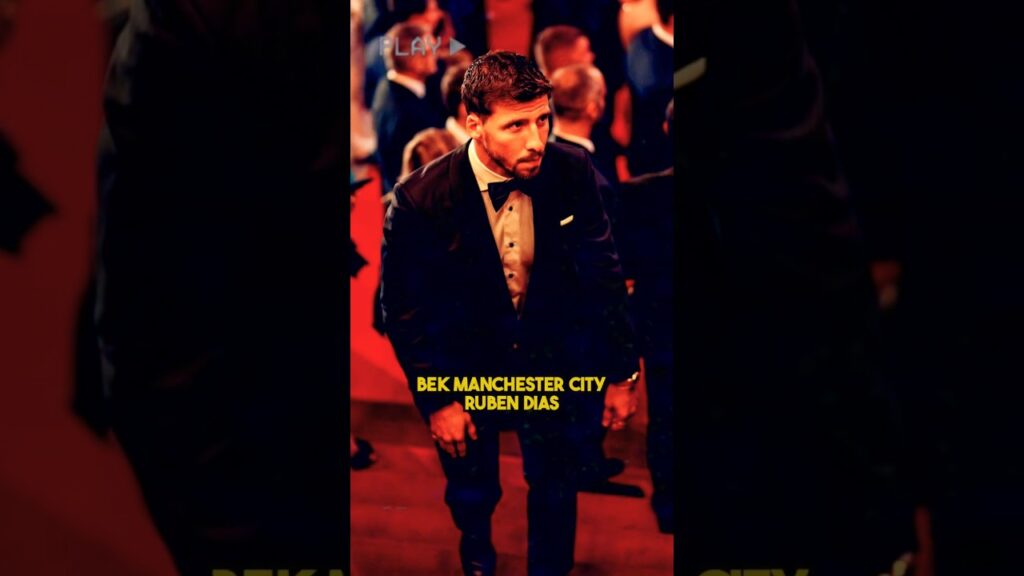 Momen Kocak Ruben Dias dan Ilkay Gundogan di Ballon d'Or 2023! #mancity #shorts