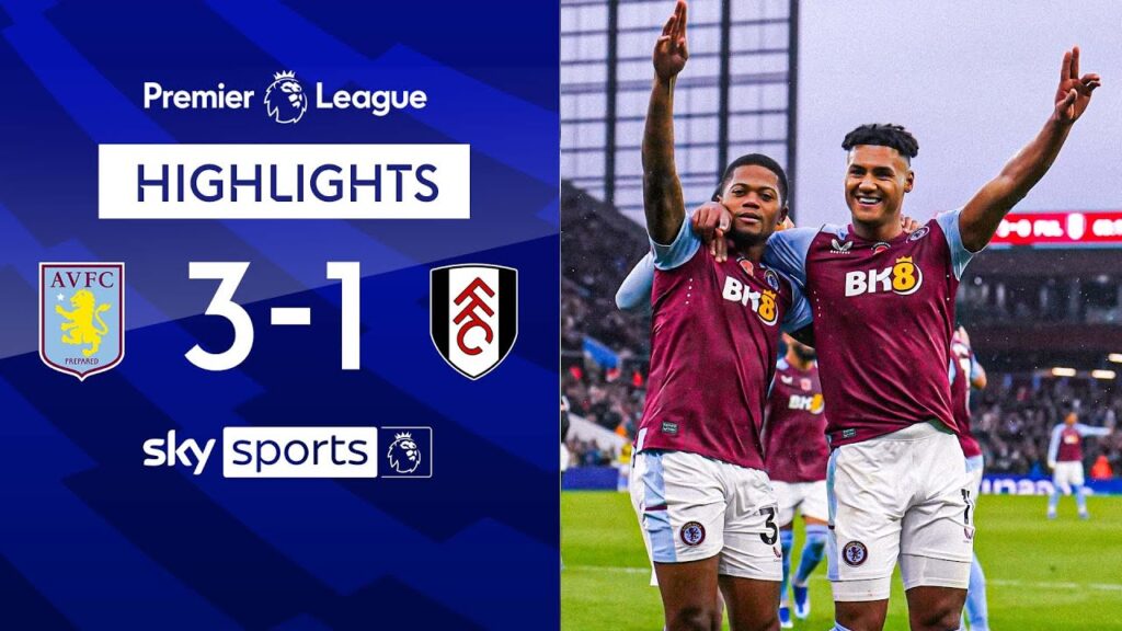 Villa secure 13th straight PL win at home ✅ | Aston Villa 3-1 Fulham | Premier League Highlights