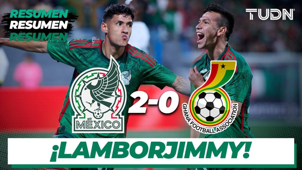Resumen y goles | México 2-0 Ghana | Amistoso Internacional | TUDN