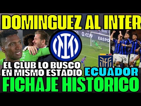 UNA LOCURA TRAS GANAR SUDAMERICANA EL INTER DE MILÁN BUSCÓ A ALEXÁNDER DOMÍNGUEZ A EUROPA SORPRENDE