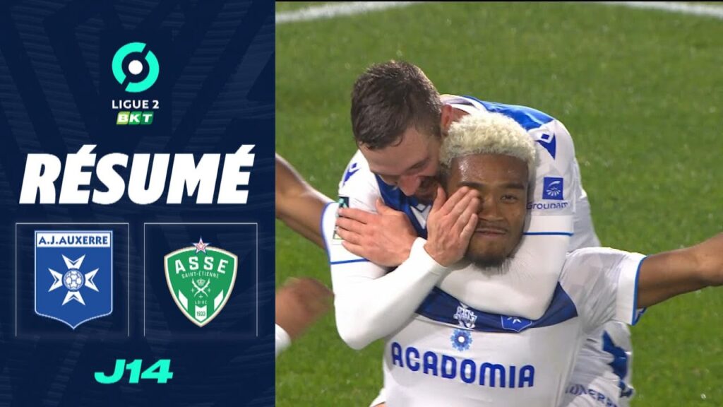 AJ AUXERRE - AS SAINT-ÉTIENNE (5 - 2) - Résumé - (AJA - ASSE) / 2023-2024