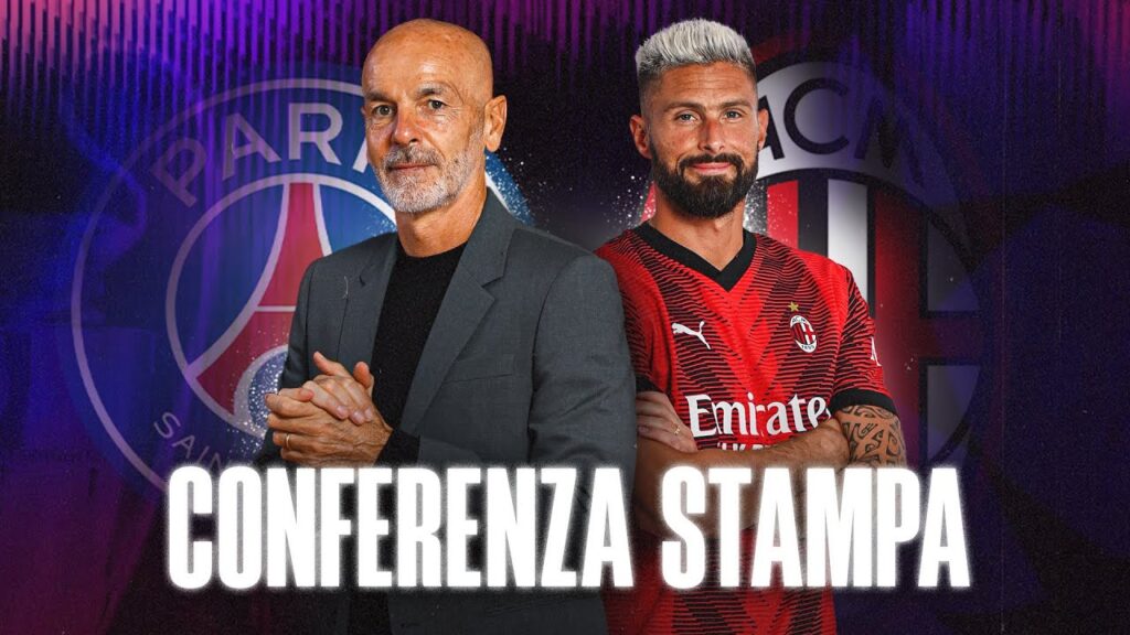 PSG-Milan | Mister Pioli e Olivier Giroud in conferenza | #championsleague