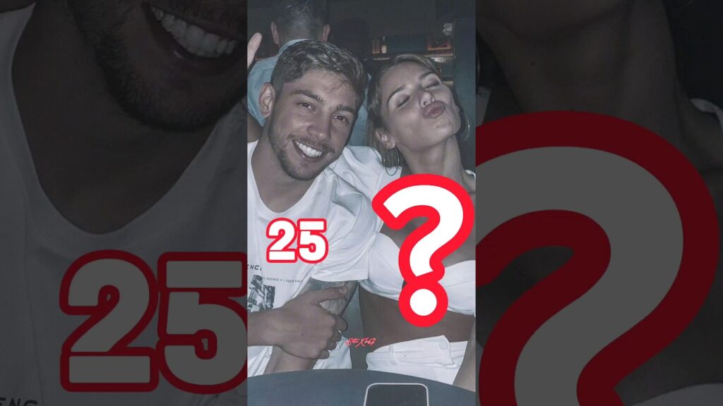 Can you guess Federico Valverde's Wife age? 🥵🔥 Comment fast ⚡ #youtubeshorts #football
