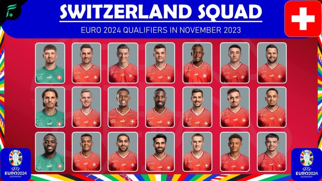⚪🔴 SWITZERLAND 🇨🇭 SQUAD for EURO 2024 Qualifiers in November 2023 | FAN Football