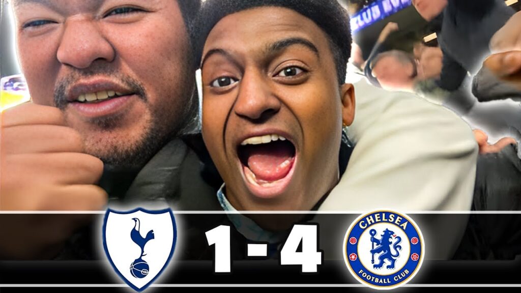 NICOLAS JACKSON OWNS SPURS | TOTTENHAM 1-4 CHELSEA VLOG FT @carefreelewisg