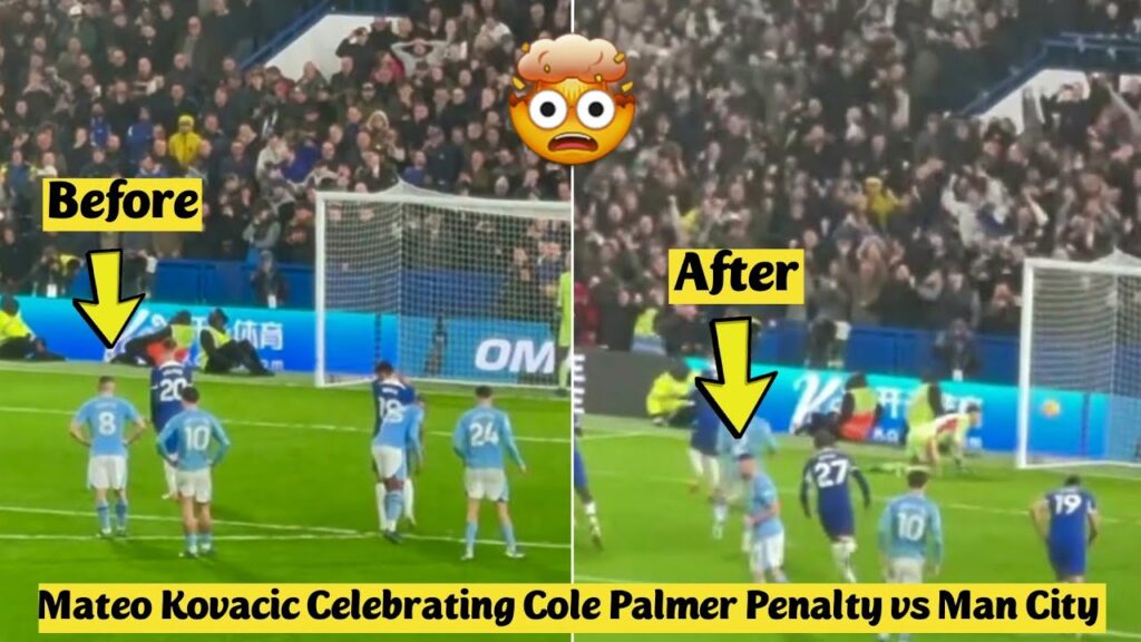 🤯 Mateo Kovacic Celebrating Cole Palmer's Penalty vs Manchester City