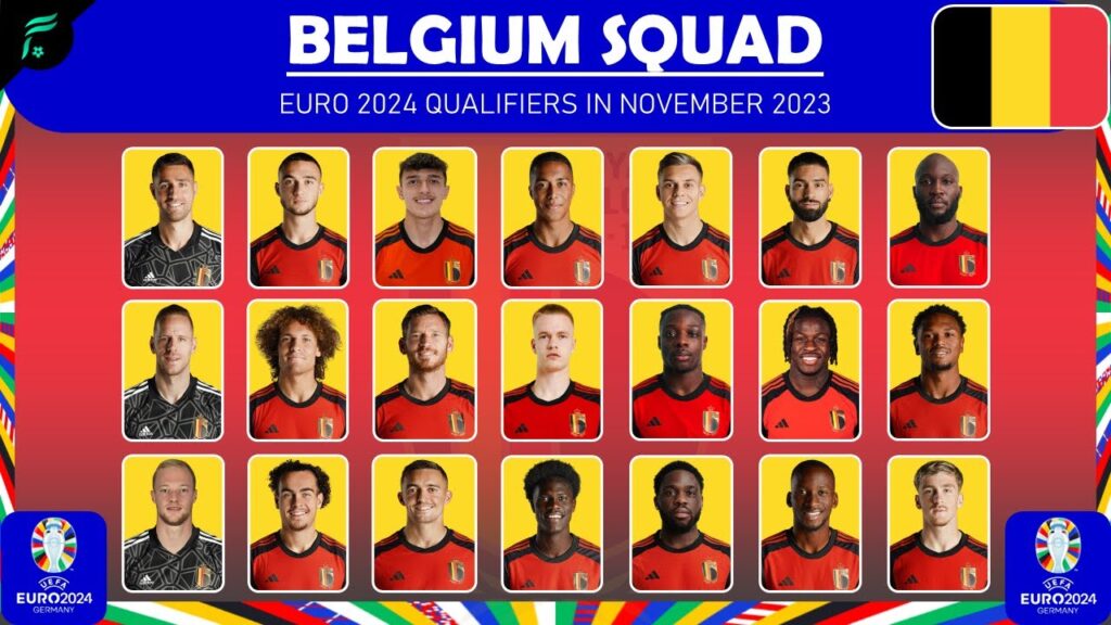 ⚫🟡🔴 BELGIUM 🇧🇪 SQUAD for EURO 2024 Qualifiers in November 2023 | FAN Football