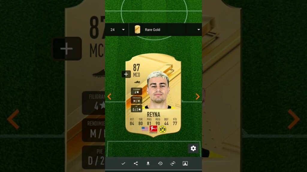 Giovanni Reyna maximo potencial Pt45 #footballsoccer #soccergaming #soccerplayer #gaming #football