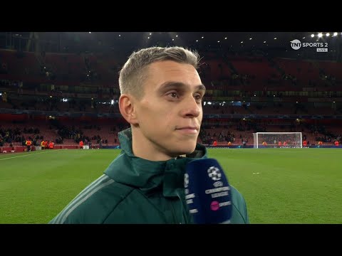 "We wanted to give something back to the fans"Leandro Trossard shares his post-match thoughts#UCL|