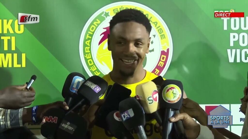Sports à la Une - Discours de Abdou Diallo après la première scéance d'entrainement des lions