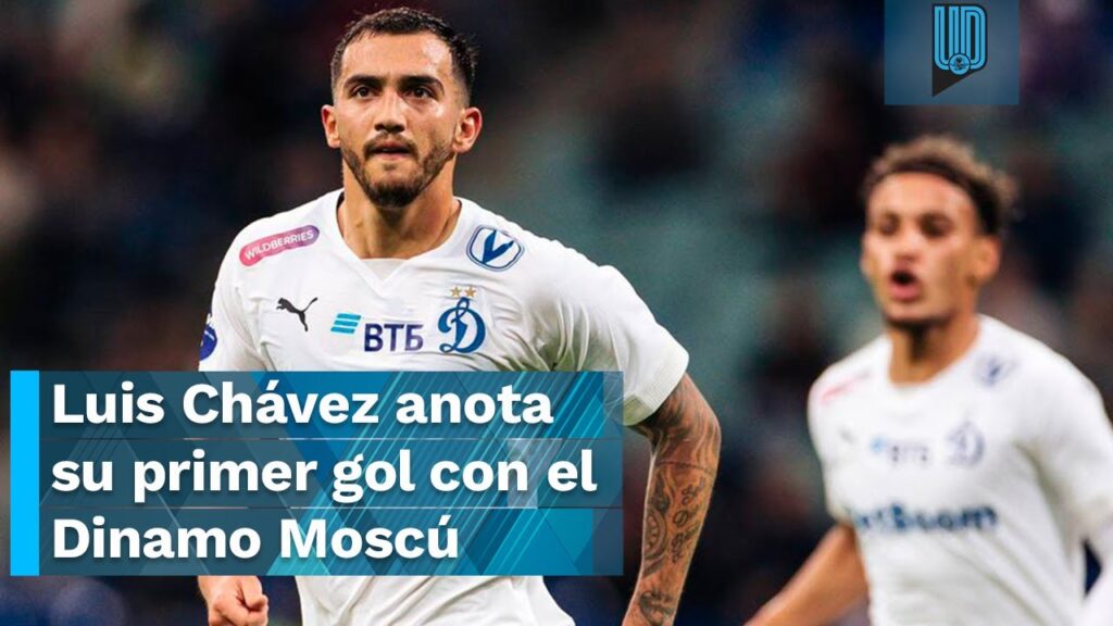 Luis Chávez anota su primer gol en Rusia con el Dinamo Moscú