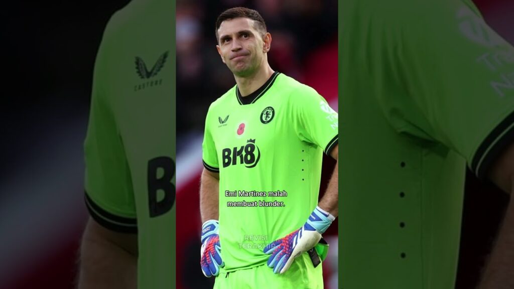 Baru dapat penghargaan kiper terbaik, Emi Martinez langsung blunder