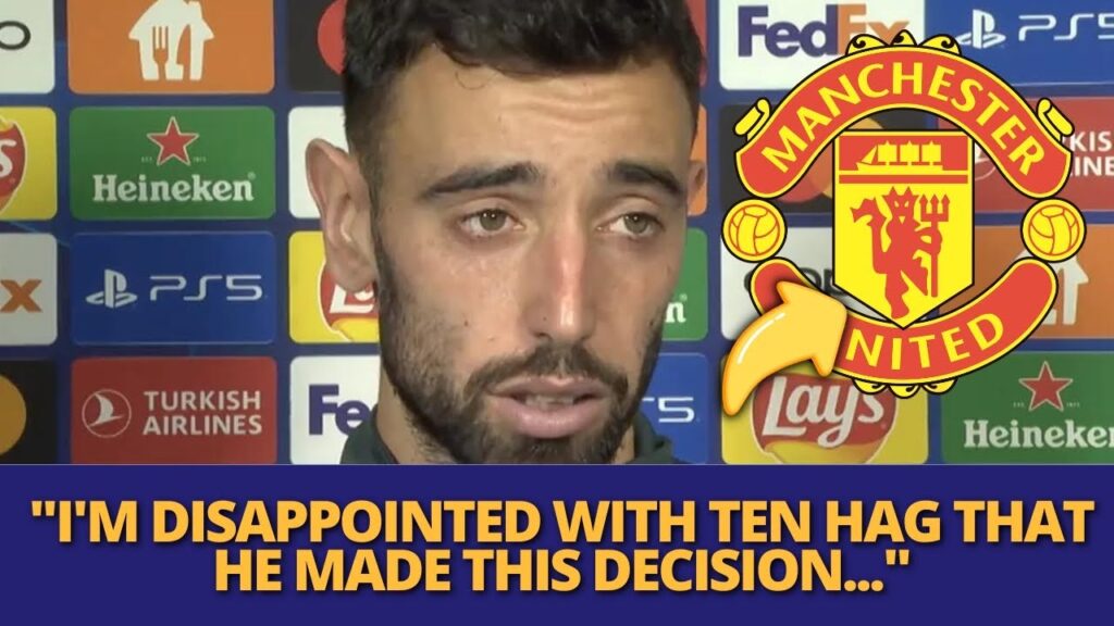 URGENT! BRUNO FERNANDES ANGRY WITH TEN HAG’S CHOICE! MAN UNITED NEWS