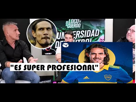 Raúl CASCINI  Halago a EDINSON CAVANI en EL LOCO Y EL CUERDO