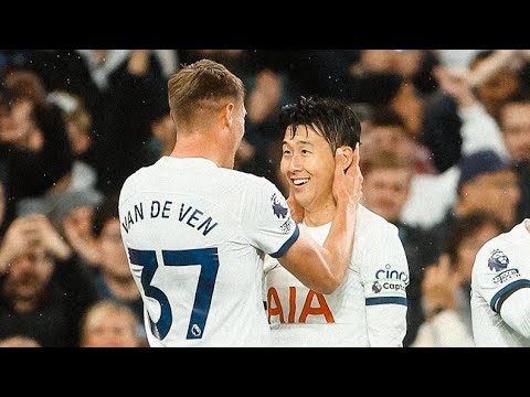 손흥민, 풀럼전 득점 후 환호 / Heung-Min Son Celebrates after goal against Fulham