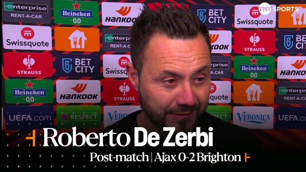 👀 "ANSU FATI COULD PLAY BETTER" | Roberto De Zerbi | Ajax 0-2 Brighton | #UEL