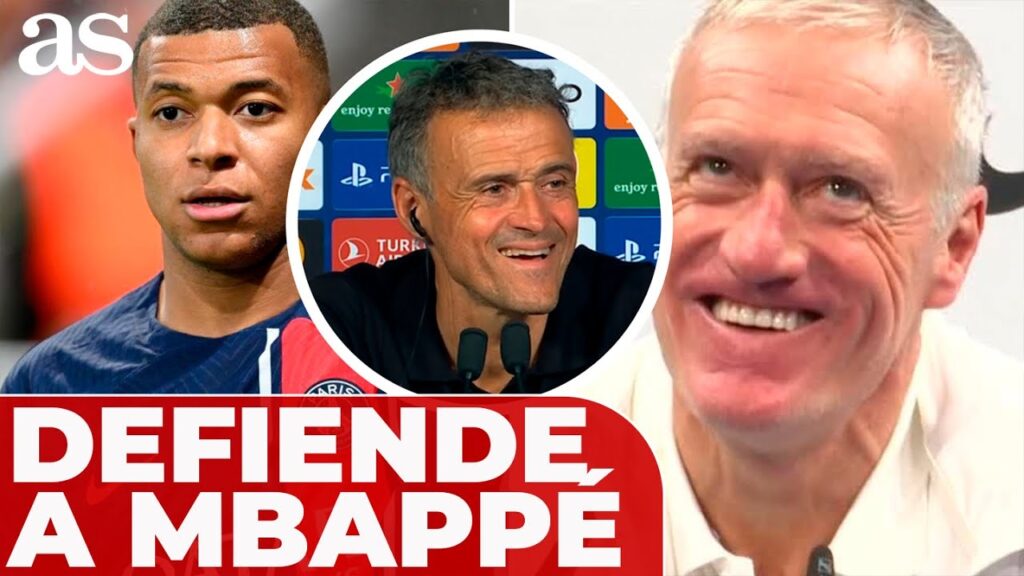 DESCHAMPS RESPONDE a la CRÍTICA de LUIS ENRIQUE a MBAPPÉ